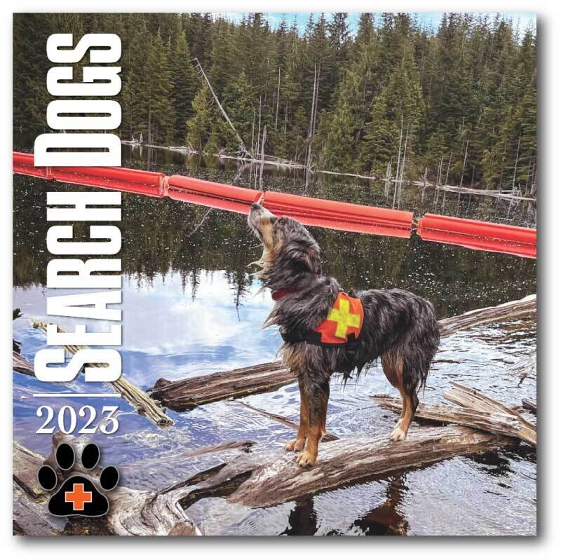 2023 SEARCH DOGS Wall Calendar