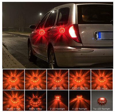 LED Safety Flare Kit, 4 Pack
