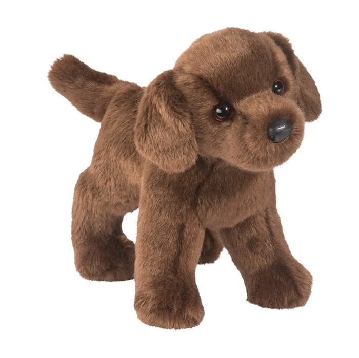 Plush Search Dog: Chocolate Lab 10"