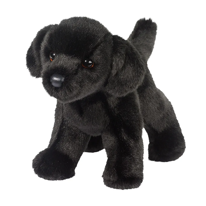 Plush Search Dog: Black Lab 10"