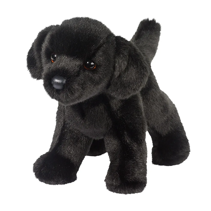 Plush Search Dog: Black Lab 10&quot;