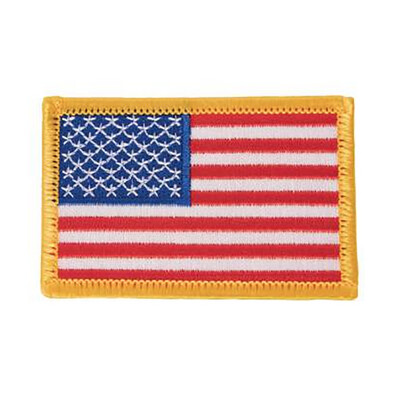 Embroidered Patch: US Flag (2" x 3")