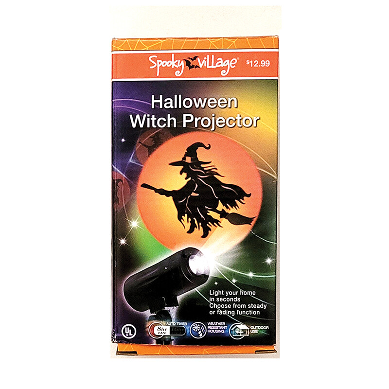 Projection: Halloween Witch