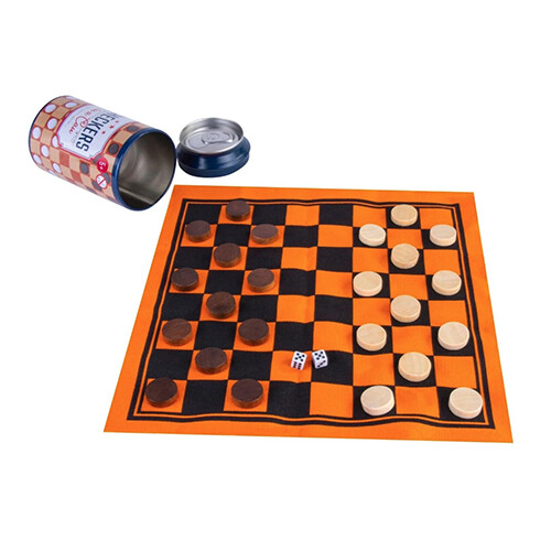Checkers in a Can