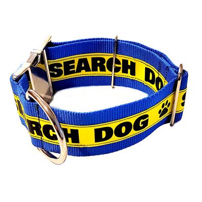 2-Inch Reflective Dog Collar (Metal Hardware)