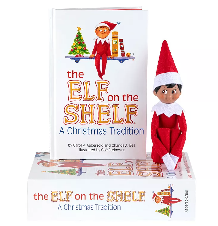 The Elf on the Shelf: A Christmas Tradition - Boy Scout Elf with Brown Eyes