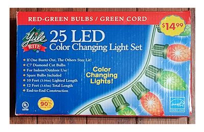 25 LED Color Changing Light Set