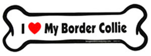 Bone Magnet: I Love My Border Collie