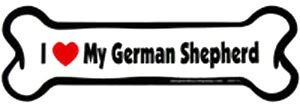 Bone Magnet: I Love My German Shepherd