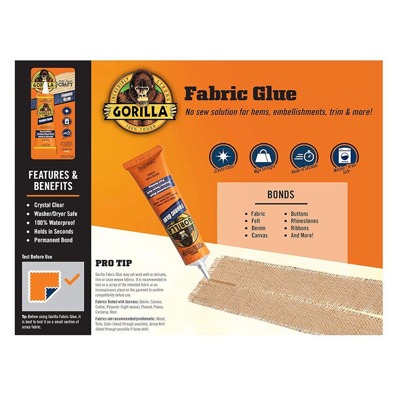 Gorilla® Fabric Glue