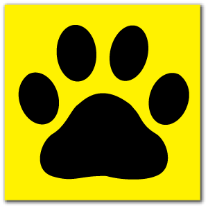 Reflective Patch: Paw Print