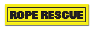 Reflective Patch: ROPE RESCUE
