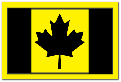 Reflective Patch: Canadian Flag