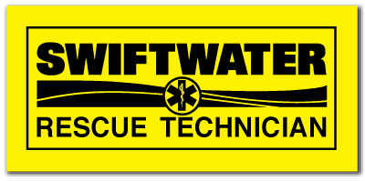 Reflective Patch: SWIFTWATER RESCUE TECHNICIAN