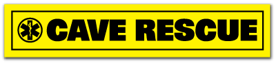 Reflective Patch: CAVE RESCUE