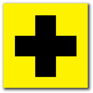 Reflective Patch: Cross