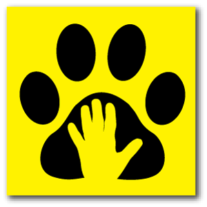 Reflective Patch: Paw Hand