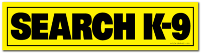 Reflective Patch: SEARCH K-9