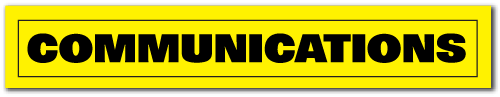 Reflective Patch: COMMUNICATIONS