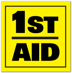 Reflective Patch: 1ST AID