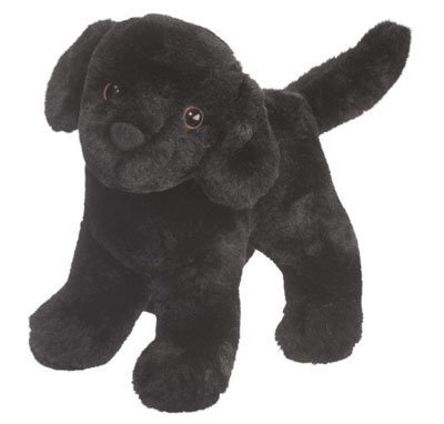 Plush Search Dog: Black Lab 8&quot;