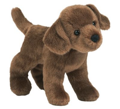 Plush Search Dog: Chocolate Lab 8"