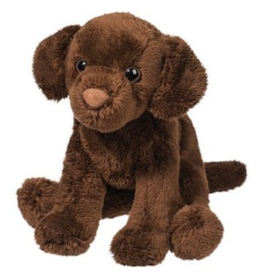 Plush Search Dog: Chocolate Lab 5"