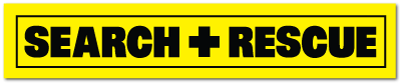 Reflective Patch: SEARCH + RESCUE Name Strip