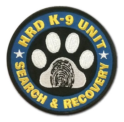 Embroidered Patch: HRD K-9 UNIT