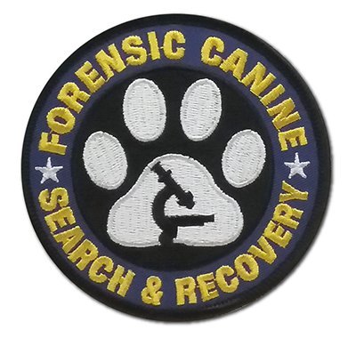 Embroidered Patch: FORENSIC CANINE