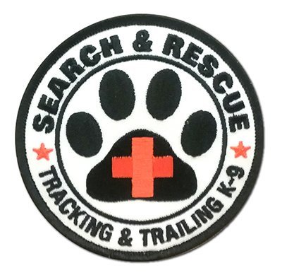 Embroidered Patch: Tracking &amp; Trailing K-9