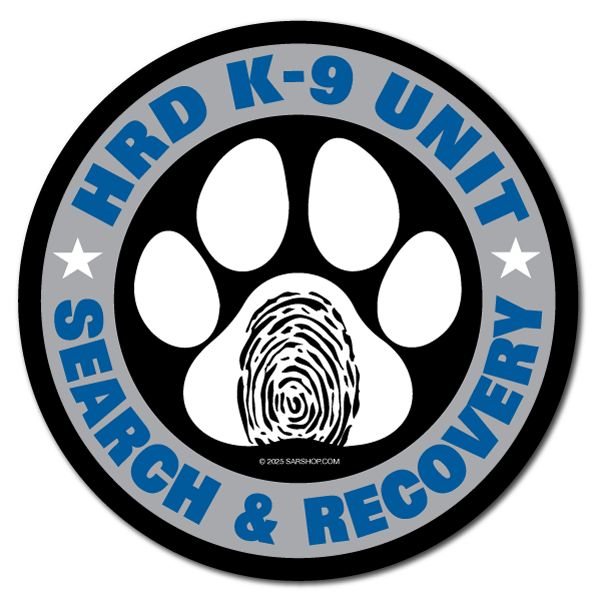 Window Decal (Reflective): HRD K-9 UNIT