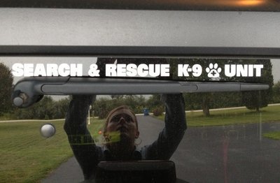 Window Decal (Reflective Die-Cut): SEARCH & RESCUE K-9 UNIT
