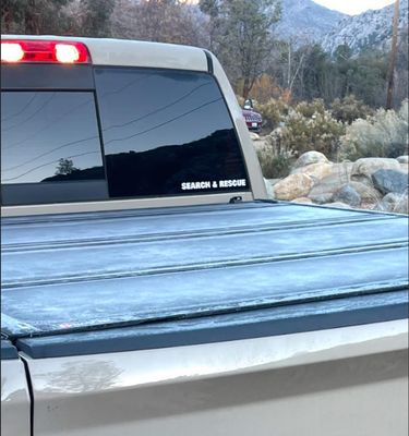 Window Decal (Reflective Die Cut): SEARCH &amp; RESCUE