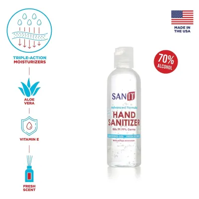 Sanit® Moisturizing Hand Sanitizer Bottle - 4 oz