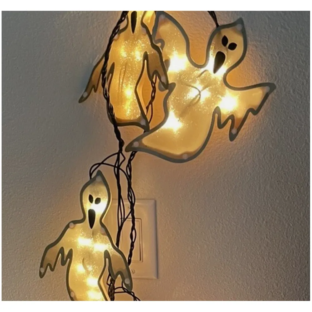 Spooky Village™ Set of 6 Lighted Floating Ghosts