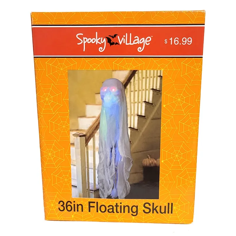 Spooky Village™ 36 in Floating Skull