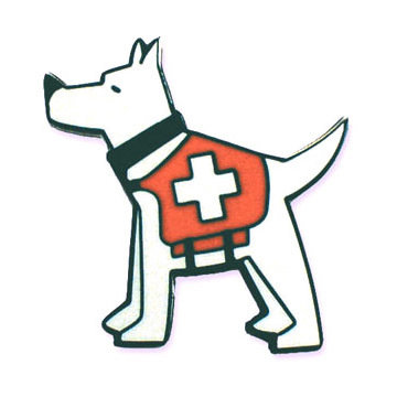 Lapel Pin: SAR Dog Logo