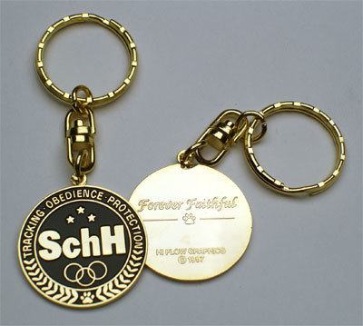 Keychain: SchH K-9 Olympiad
