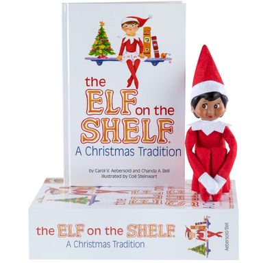 The Elf on the Shelf: A Christmas Tradition - Girl Scout Elf with Brown Eyes