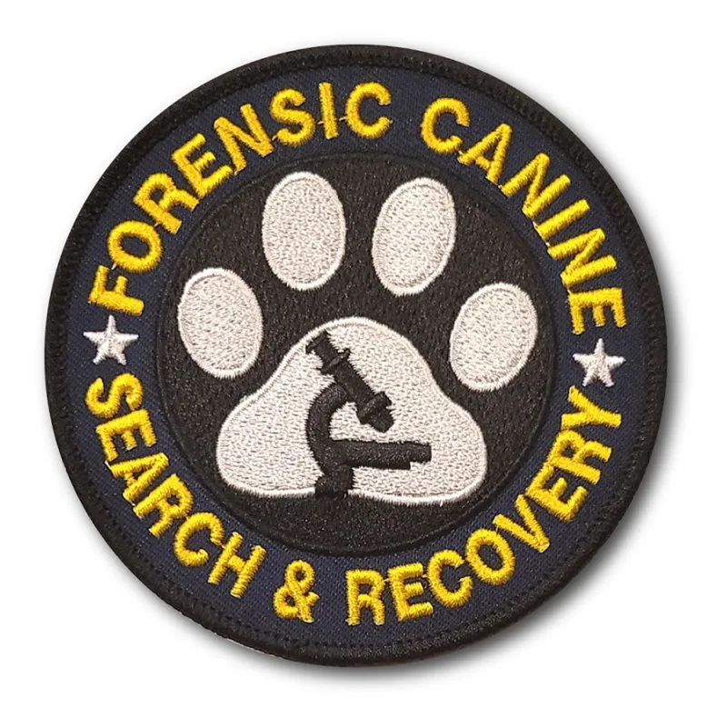 Embroidered Patch: FORENSIC CANINE