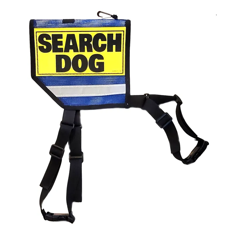 Mini K-9 Vest (Mesh) with Reflective Accents: SEARCH DOG