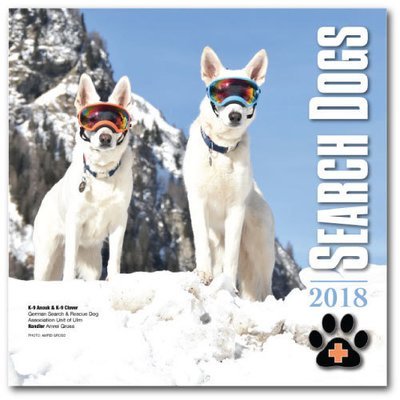 2018 SEARCH DOGS Wall Calendar