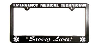 License Plate Frame: EMT