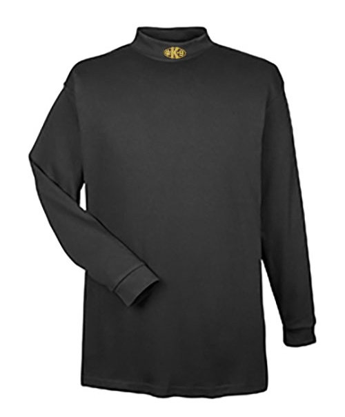Mock Turtleneck Long Sleeve: Paw K-9 (Center)