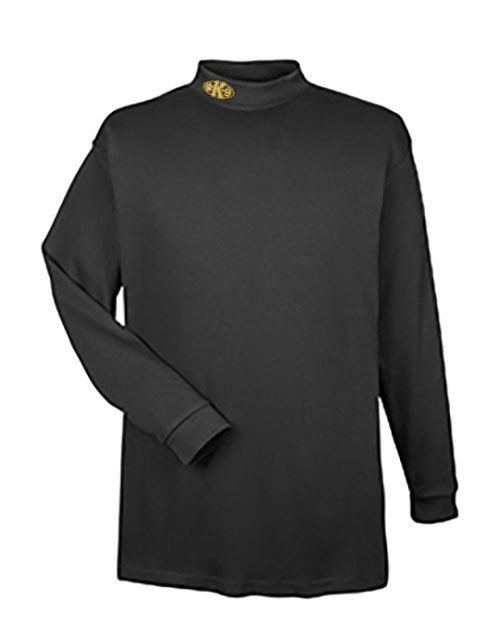 Mock Turtleneck Long Sleeve: Paw K-9 (Side)