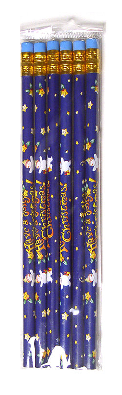 Pencils (Pack of 6): Have a Jolly Christmas