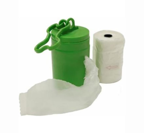 Dispenser &amp; Biodegradable Poop Bags ( 2 Rolls)