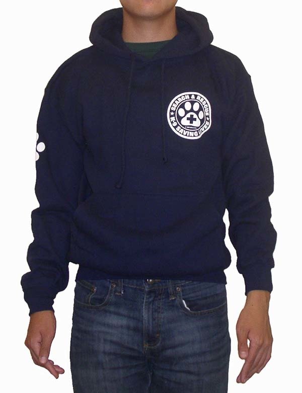 Hooded Sweatshirt: SAR K-9 All Breed