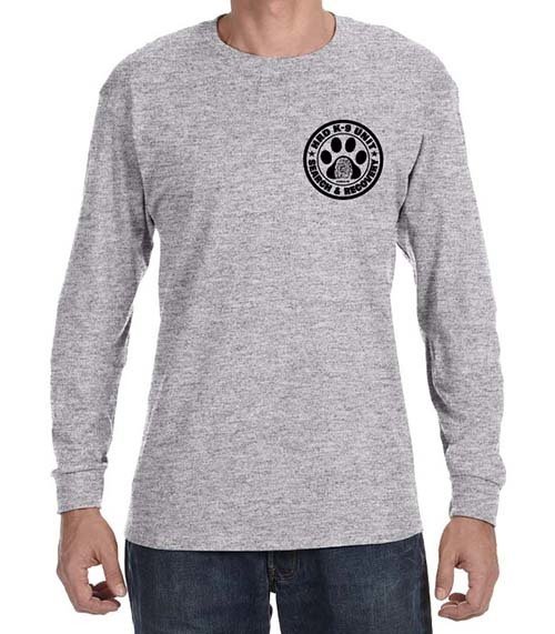 Long Sleeve T-Shirt (Dri-Wear): HRD K-9 UNIT